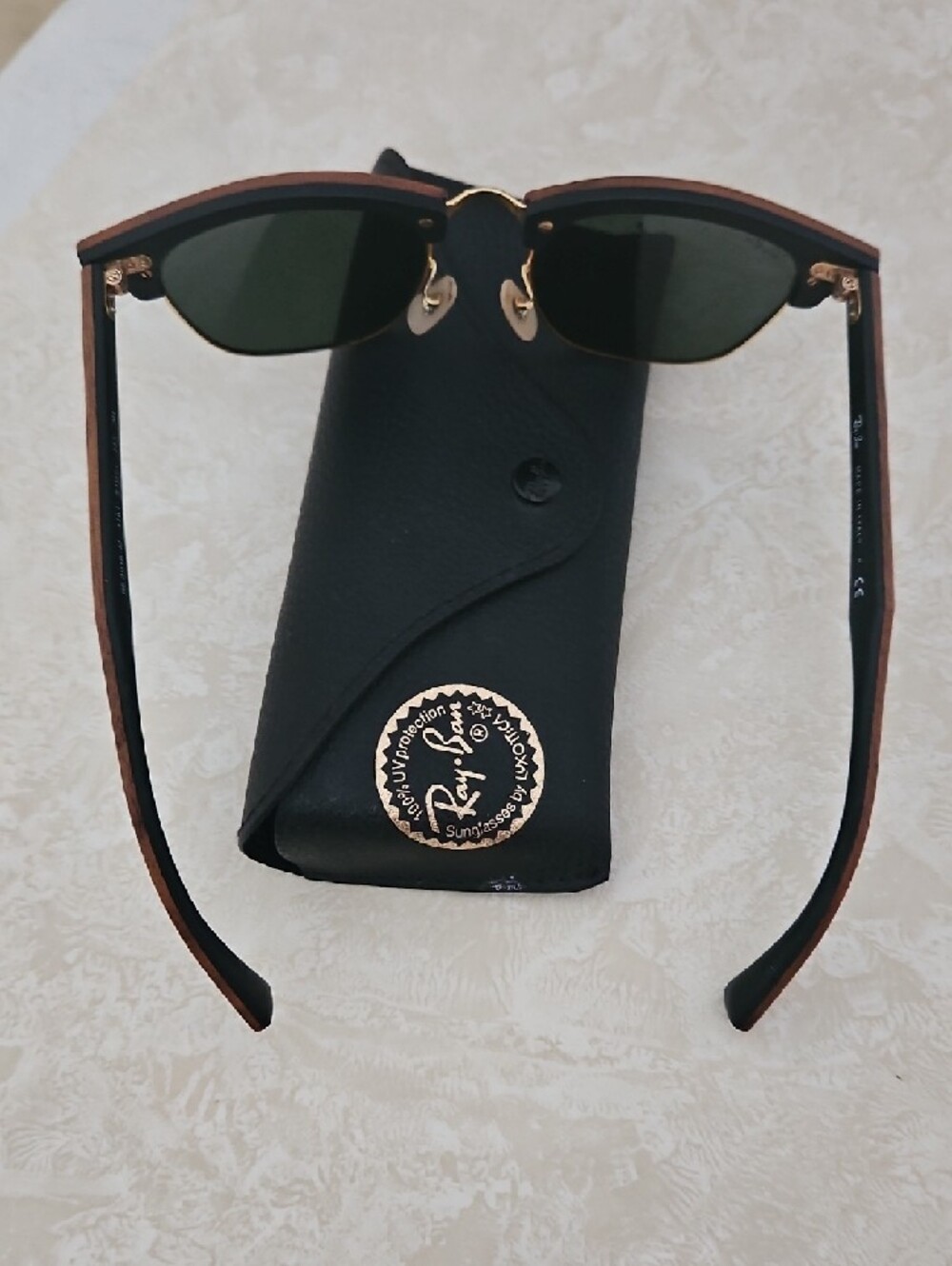 Ray-Ban Clubmaster Wood Sunglasses. - Picture 8 of 11